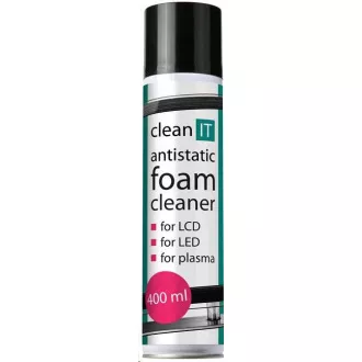 CLEAN IT Antisztatikus tisztítóhab képernyőkre 400ml