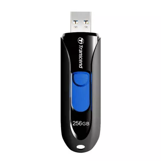 TRANSCEND Flash Disk 256 GB JetFlash®790, USB 3.1 (R: 100 / W: 40 MB / s) fekete / kék
