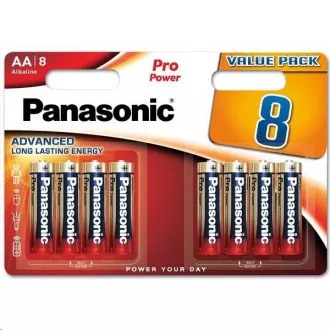 PANASONIC Pro Power alkáli elemek LR6PPG/8BW AA 1, 5V (Blistr 8db)