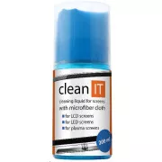 CLEAN IT Képernyőtisztító oldat 200 ml ronggyal a fedélben