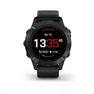 Garmin GPS sportóra Phoenix 6 PRO Glass, fekete/fekete szíj (TÉRKÉP / Zene) Garmin GPS sportóra Phoenix 6 PRO Glass, fekete/fekete szíj (TÉRKÉP / Zene)