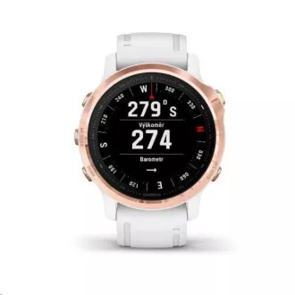 Garmin GPS sportóra fenix6S PRO Glass, RoseGold / White Band (TÉRKÉP / Zene) Garmin GPS sportóra fenix6S PRO Glass, RoseGold / White Band (TÉRKÉP / Zene)