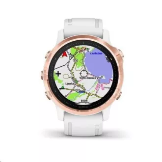 Garmin GPS sportóra fenix6S PRO Glass, RoseGold / White Band (TÉRKÉP / Zene) Garmin GPS sportóra fenix6S PRO Glass, RoseGold / White Band (TÉRKÉP / Zene)