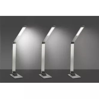 Solight LED asztali lámpa szabályozható, 11W, színváltoztatás, szálcsiszolt alumínium, ezüst Solight LED asztali lámpa szabályozható, 11W, színváltoztatás, szálcsiszolt alumínium, ezüst