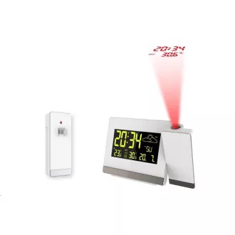 TechnoLine WT 549 - meteorológiai állomás beltéri és kültéri hőmérséklet vetítésével és mérésével