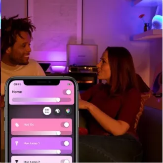 PHILIPS COL Hue Go Hordozható lámpatest Hue Fehér és színes hangulat