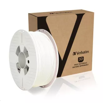 VERBATIM 3D nyomtatószálas PLA 1,75 mm, 335 m, 1 kg fehér (OLD PN 55268)