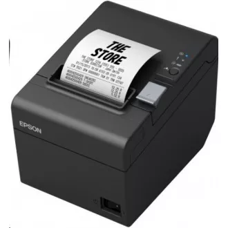 Epson TM-T20III, pénztárgép, USB / LAN, 8 pont / mm (203 dpi), vágó, fekete - Felbontott