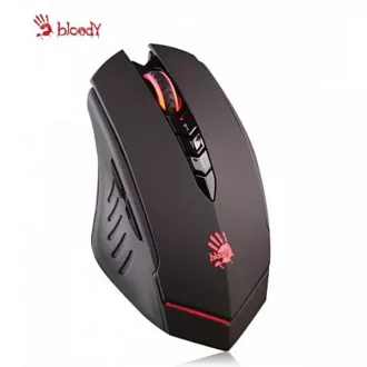A4tech BLOODY R80A, vezeték nélküli játék egér, felbontás akár 4000 DPI, fekete, USB, CORE 3