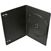 OEM doboz 1 DVD-hez, vékony 9 mm-es fekete (100 db-os csomag)