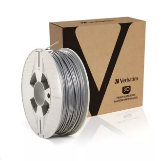 VERBATIM 3D nyomtatószálas PLA 2,85 mm, 126 m, 1 kg ezüst (RÉGI modell 55283)