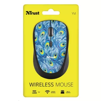 TRUST Yvi Wireless Mouse - páva TRUST Yvi Wireless Mouse - páva