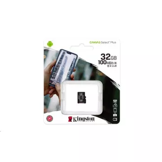 Kingston 32 GB micSDHC Canvas Select Plus 100R A1 C10 - 1 db