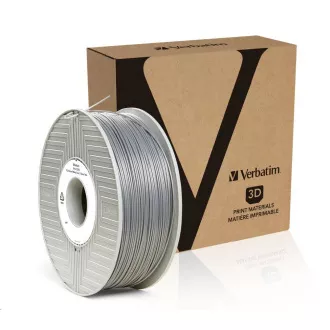 VERBATIM 3D nyomtatószálas PLA 1,75 mm, 335 m, 1 kg ezüst / fémszürke (55275)