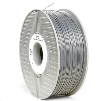 VERBATIM 3D nyomtatószálas PLA 1,75 mm, 335 m, 1 kg ezüst / fémszürke (55275)