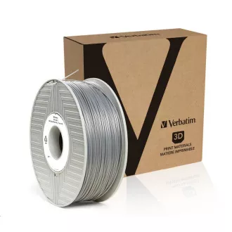 VERBATIM 3D nyomtatószálas ABS 1,75 mm, 404 m, 1 kg ezüst / fémszürke (OLD PN 55016)