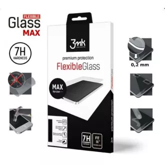 3mk FlexibleGlass Max hibrid üveg Apple iPhone X készülékhez, fekete 3mk FlexibleGlass Max hibrid üveg Apple iPhone X készülékhez, fekete