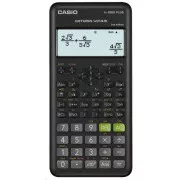 CASIO számológép FX 82ES PLUS 2E, fekete, iskolai, tízjegyű