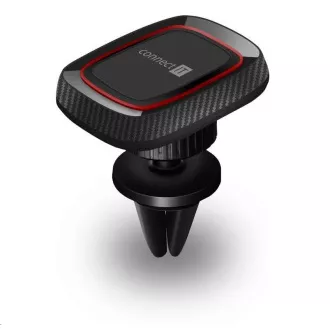 CONNECT IT InCarz 4Strong360 CARBON univerzális mágneses autós tartó, 4 mágnes, piros CONNECT IT InCarz 4Strong360 CARBON univerzális mágneses autós tartó, 4 mágnes, piros