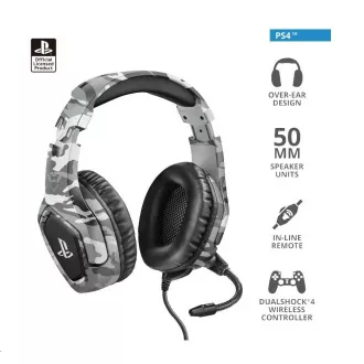 TRUST GXT 488 Forze-G PS4 Gaming Headset - Sony Licensed - szürke