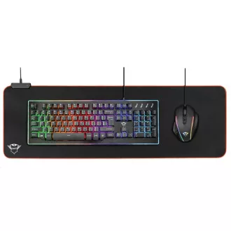 TRUST egérpad GXT 764 Glide-Flex XXL RGB megvilágítású, rugalmas egérpad