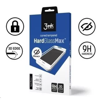3mk edzett üveg HardGlass MAX Privacy az Apple iPhone 11 készülékhez