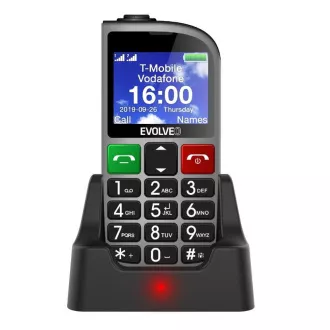 EVOLVEO EasyPhone FM mobiltelefon időseknek töltőállvánnyal (ezüst színű) EVOLVEO EasyPhone FM mobiltelefon időseknek töltőállvánnyal (ezüst színű)