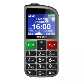 EVOLVEO EasyPhone FM mobiltelefon időseknek töltőállvánnyal (ezüst színű) EVOLVEO EasyPhone FM mobiltelefon időseknek töltőállvánnyal (ezüst színű)