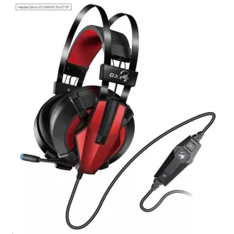 GENIUS GX GAMING headset - HS-G710V / 7.1 / rezgő / USB / hangerőszabályzó