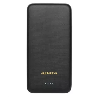 ADATA PowerBank AT10000 - külső akkumulátor mobilhoz/tablethez 10000mAh, fekete színű ADATA PowerBank AT10000 - külső akkumulátor mobilhoz/tablethez 10000mAh, fekete színű