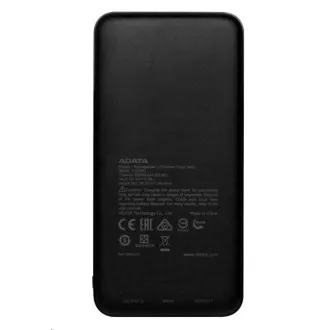 ADATA PowerBank AT10000 - külső akkumulátor mobilhoz/tablethez 10000mAh, fekete színű ADATA PowerBank AT10000 - külső akkumulátor mobilhoz/tablethez 10000mAh, fekete színű