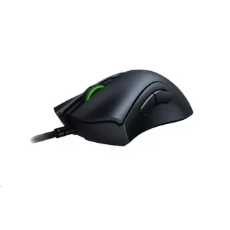RAZER egér DeathAdder V2, optikai, 20 000 dpi felbontás, USB, hibrid felhőtárhely és integrált memória, RGB