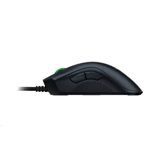 RAZER egér DeathAdder V2, optikai, 20 000 dpi felbontás, USB, hibrid felhőtárhely és integrált memória, RGB