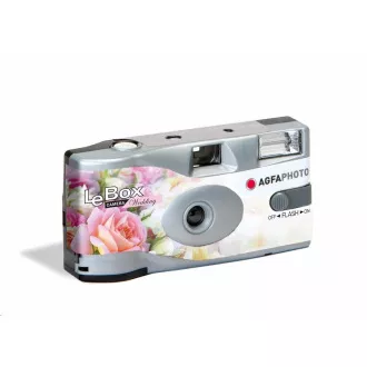 Agfaphoto LeBox Wedding Flash 400/27 - eldobható analóg kamera