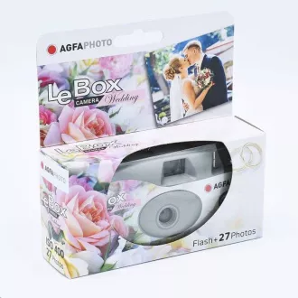 Agfaphoto LeBox Wedding Flash 400/27 - eldobható analóg kamera