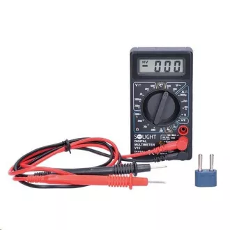 Solight multiméter, max. AC 500V, max. DC 500V / 10A, diódateszt, hangjelzés Solight multiméter, max. AC 500V, max. DC 500V / 10A, diódateszt, hangjelzés