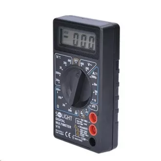 Solight multiméter, max. AC 500V, max. DC 500V / 10A, diódateszt, hangjelzés Solight multiméter, max. AC 500V, max. DC 500V / 10A, diódateszt, hangjelzés