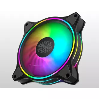 Cooler Master ventilátor MasterFan MF120 Halo 3in1, 3x120mm, ARGB, fekete