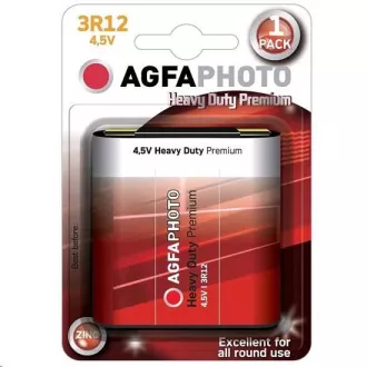 AgfaPhoto cink akkumulátor 4, 5V, buborékfólia 1db AgfaPhoto cink akkumulátor 4, 5V, buborékfólia 1db