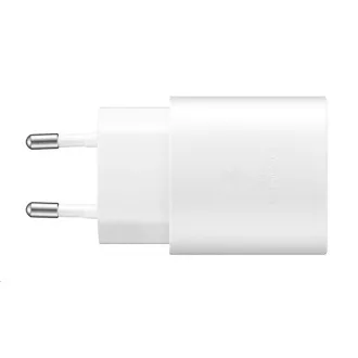Samsung utazási töltő EP-TA800XWE, Quickcharge 25W, USB-C csatlakozó, fehér