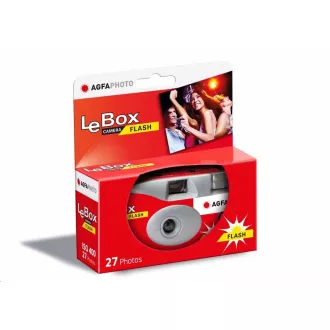 Agfaphoto LeBox Flash 400/27 - eldobható analóg kamera