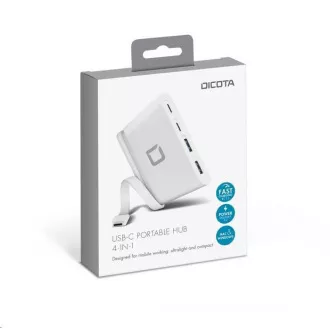 DICOTA USB-C hordozható hub 4 az 1-ben