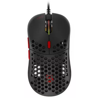 SPC Gear játék egér LIX + / vezetékes / optikai / PWM3360 / 800-12000 dpi / 1000 Hz / 6 gomb / 59g / ARGB / USB - Felbontott SPC Gear játék egér LIX + / vezetékes / optikai / PWM3360 / 800-12000 dpi / 1000 Hz / 6 gomb / 59g / ARGB / USB - Felbontott