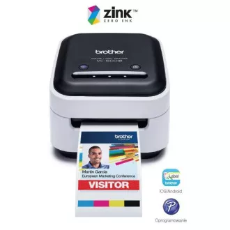 BROTHER címkenyomtató FOTÓ - VC500W - WIFI, USB, SZÍNES tinta nélkül - Integrált vágás BROTHER címkenyomtató FOTÓ - VC500W - WIFI, USB, SZÍNES tinta nélkül - Integrált vágás