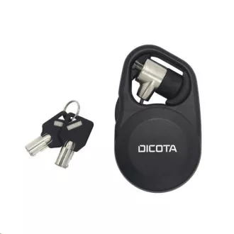DICOTA biztonsági kábel T-Lock Behúzható, kulcsos, 3x7 mm-es nyílás