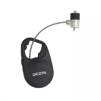 DICOTA biztonsági kábel T-Lock Behúzható, kulcsos, 3x7 mm-es nyílás
