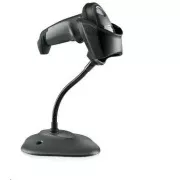 Zebra olvasó DS4608 SR 2D fekete + USB kábel, állvány (DS4308 csere)