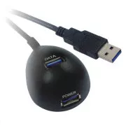 PremiumCord USB 3.0 asztali USB-eszköz tartó 1,8m.MF