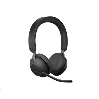 Jabra Evolve2 65 headset, Link 380c MS, sztereó, fekete