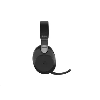 Jabra headset állvánnyal Evolve2 85, Link 380c MS, sztereó, fekete